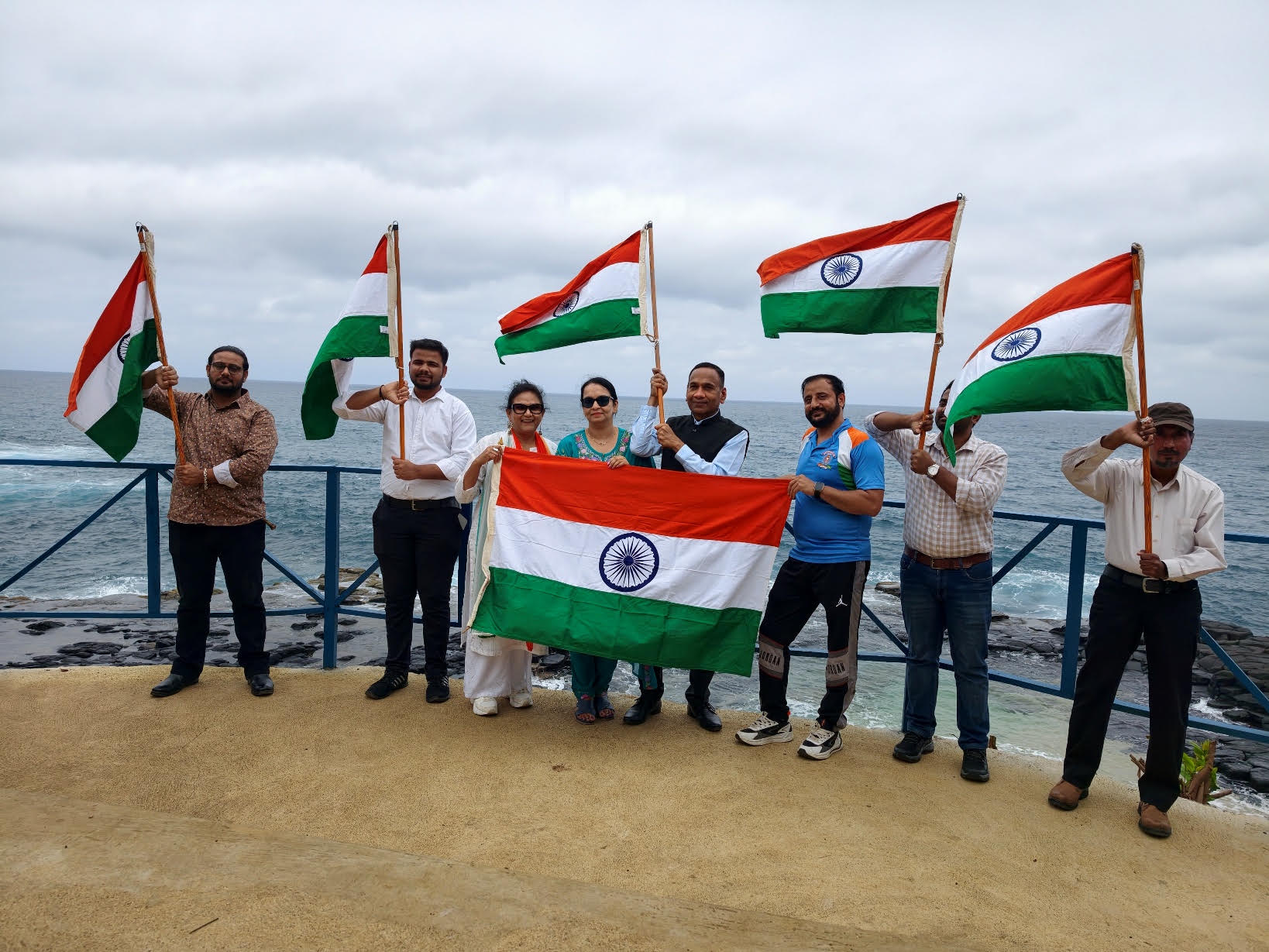 HarGharTiranga on the shores of the Atlantic Ocean